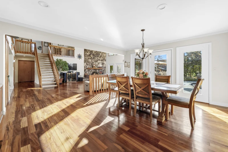 Dining area and great room