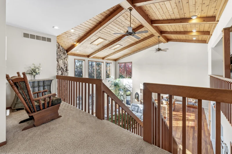 Loft overlooking the great room